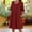 c01Red, variant on Hduncf Dress for Women Fashion Crewneck Short Sleeve Midi Dresses Summer Casual Work Business Tshirt Dress with Pockets White XL