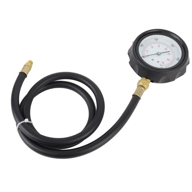 Transmission Fluid Tester Tool Kit, Easy To Use 0 To 500psi Metal Sturdy Engine Oil Pressure Gauge Kit 12Pcs Accurate for Motorcycle