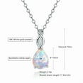 thumbnail image 2 of Kyocera Opal Pendant Necklace Opal Ornament, 2 of 2