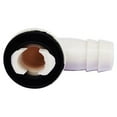 Plastic Air Conditioner AC Drain Hose Connector Elbow Fitting & Rubber