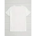 thumbnail image 2 of fruit&cherry graphic print t-shirt, short sleeve crew neck casual top for summer & spring, Women's clothing Tee For adult, Men, Women, Teen, Teenager, adolescent, Youth, 2 of 4