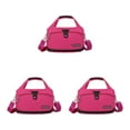 thumbnail image 1 of Destyer Carry All Essentials In Style With Hand Bag Sturdy And Durable Crossbody Bag rose red 29*19*9*12 3Set, 1 of 6