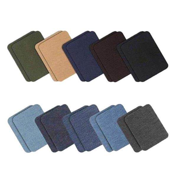 Parches De Costura Zulema 20 Piezas para Reparar Jeans Tamaño Grande