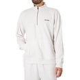 thumbnail image 2 of Calvin Klein Lounge Quarter Zip Sweatshirt, White, 2 of 6