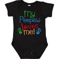 thumbnail image 3 of Inktastic My Peepaw Loves Me Boys or Girls Baby Bodysuit, 3 of 5