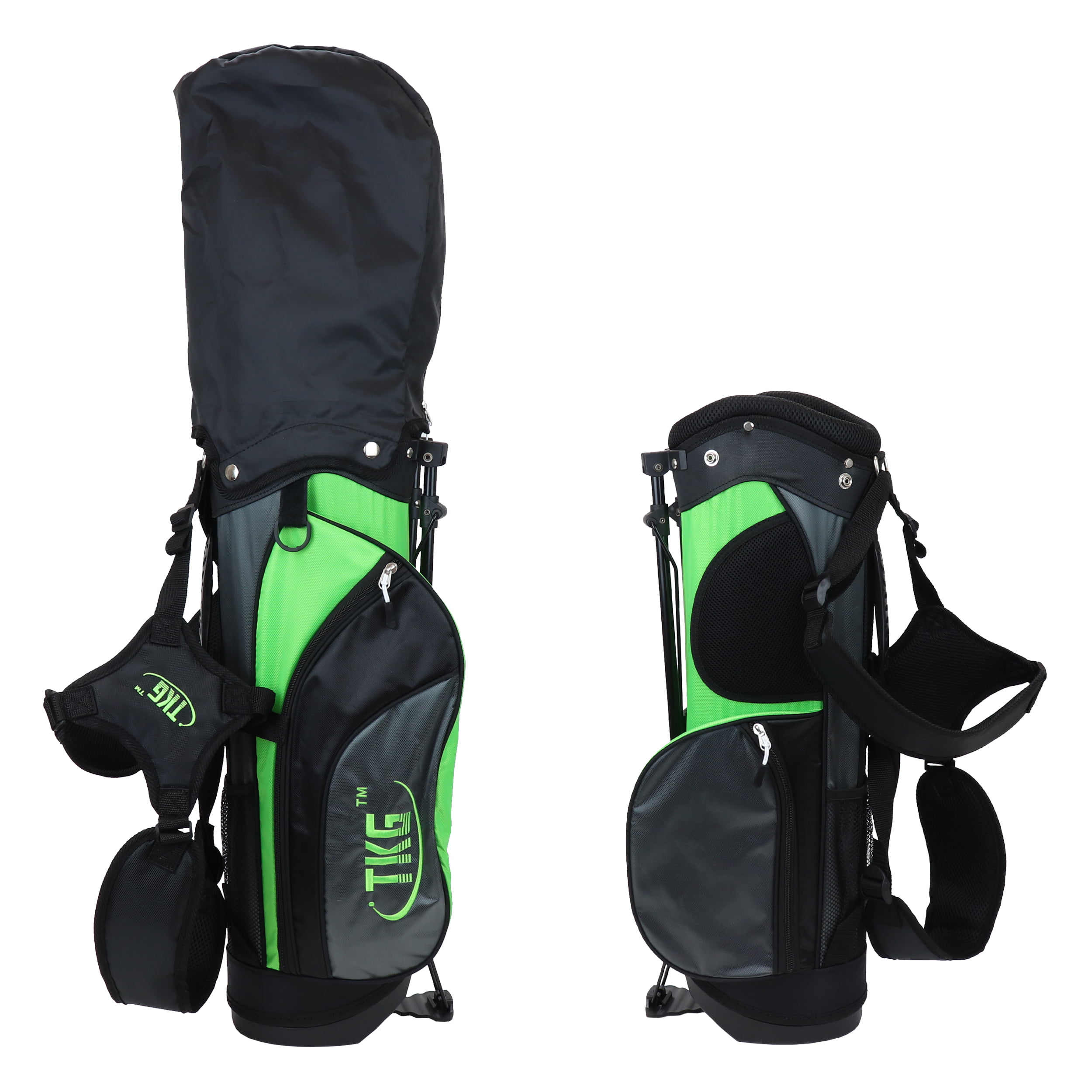 TKG Sports Youth Golf Club Set for Ages 5-8, Golf Stand Bag with Rain Hood  and Accessories, Left-Handed