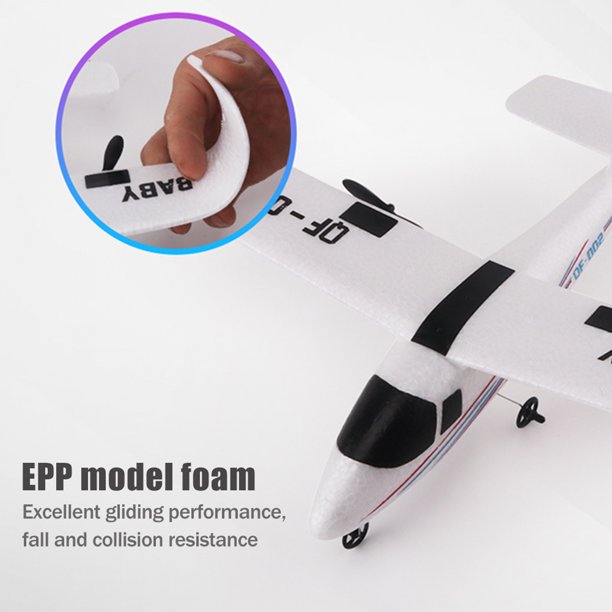 2,4 ghz 2ch Rc avión Epp espuma Rc avión Control remoto avión Diy vuelo juguetes