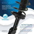 thumbnail image 4 of Detroit Axle - 12PC Front Struts & Coil Springs Lower Control Arms Sway Bars Inner Outer Tie Rods w/Rack Boots for 2000-2005 Toyota Echo, 4 of 9