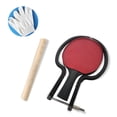 thumbnail image 1 of de raquetas de tenis de mesa negro y resistente, compatible con todas las curvas de raquetas, incluye guantes, práctico diseño de arco,, 1 of 8