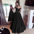 thumbnail image 5 of KaLI_store Formal Dresses for Women Wedding Guest Women's Spaghetti Straps Split Hem Sleeveless Zipper Bodycon Midi Dress Black,M, 5 of 5