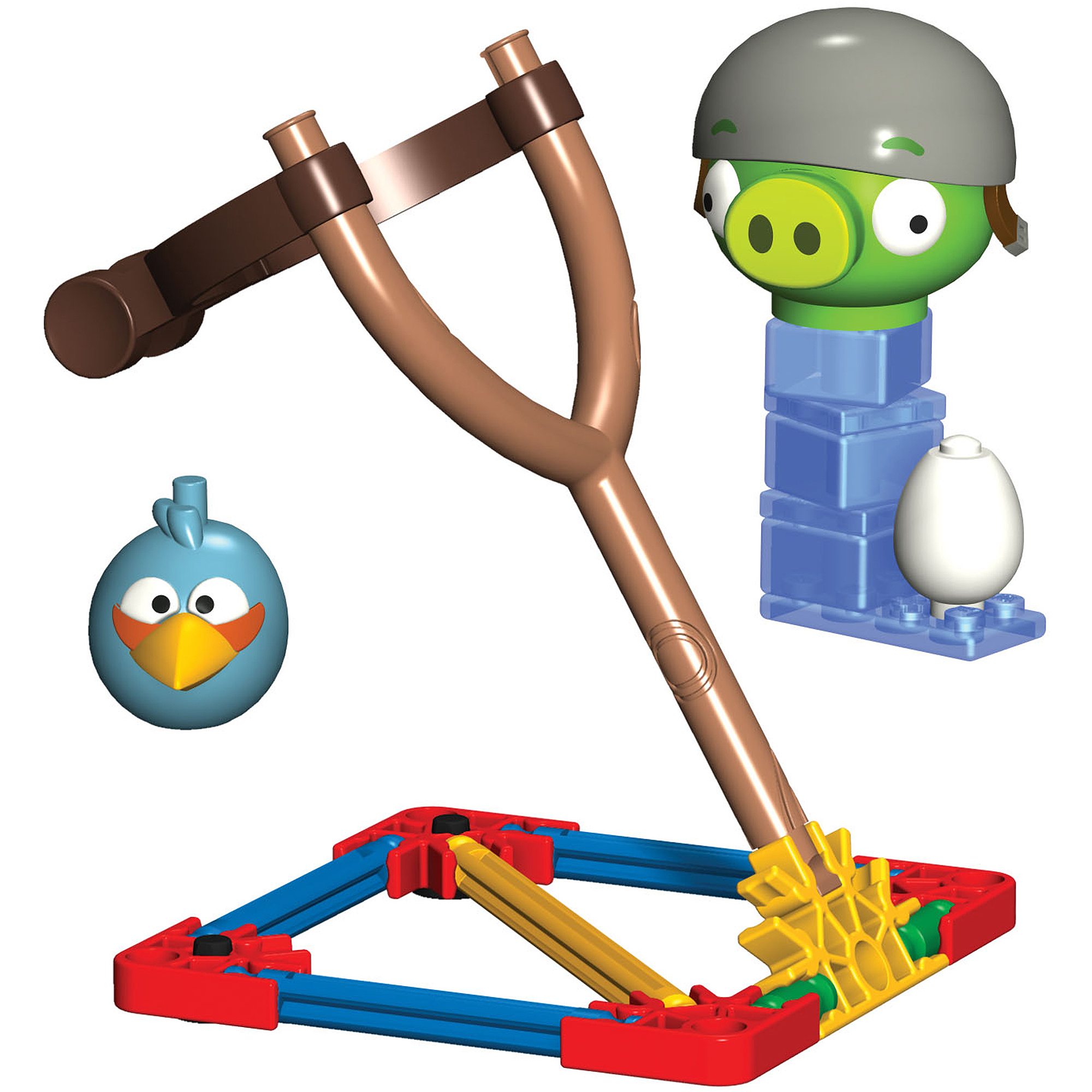 Knex Blue Bird Vs Helmet Pig Walmart Com