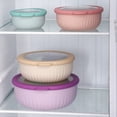 thumbnail image 4 of RUIG Plastic Mixing Bowl Set with Lids for Kitchen, Lightweight Storage Bowls, Large Salad Bowls for Baking, Prepping, Cooking and Serving Food, Dishwasher & Microwave Safe, 4 of 9