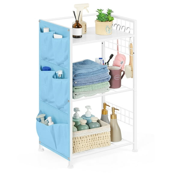 Bathroom Storage Rack - White