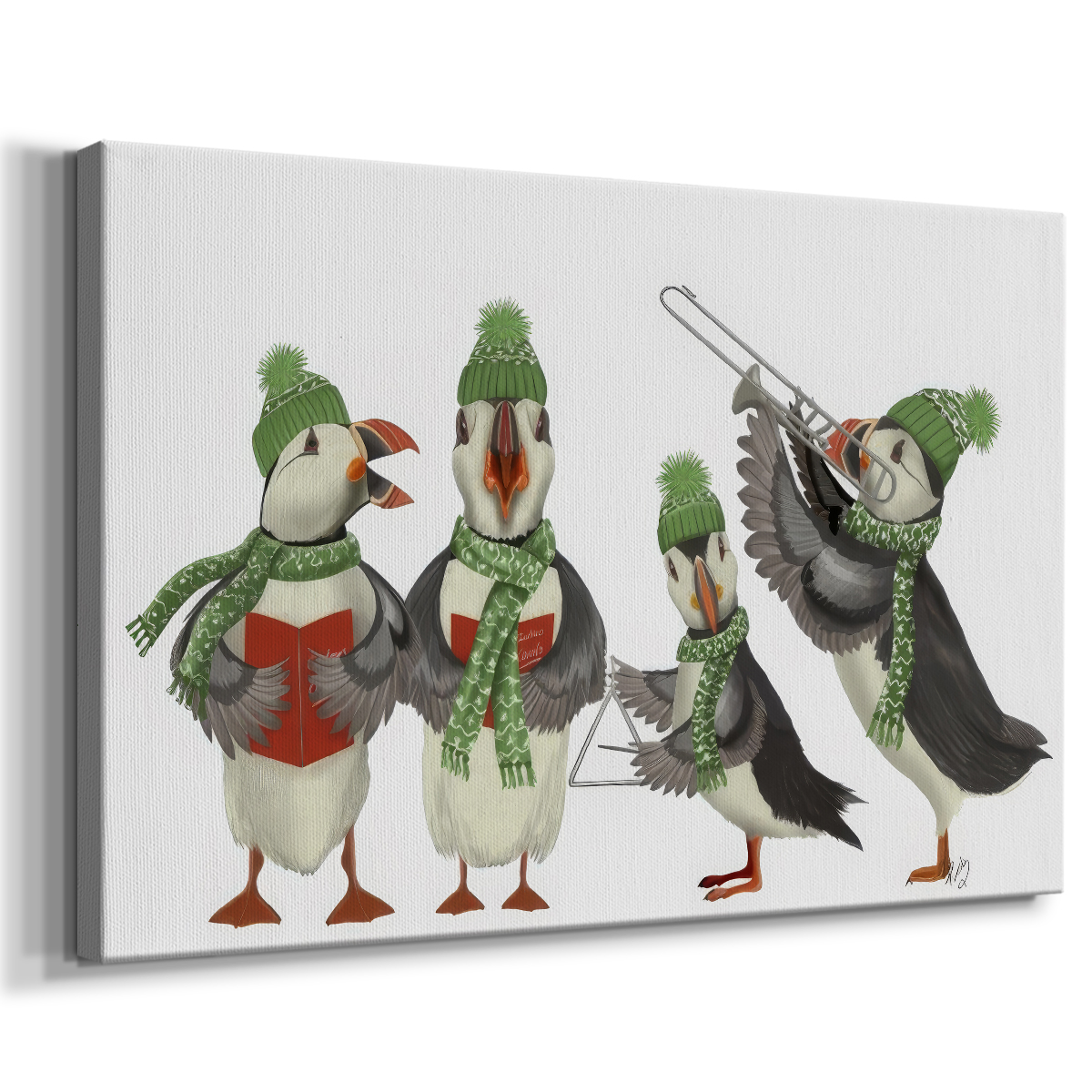 Christmas Holiday Art III- Gallery Wrapped Canvas-XI