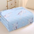 thumbnail image 4 of Qocolhg Summer Cooler Quilt, Washable & Lightweight Summer Comforter Cooling Blanket for All Season Use, Machine Washable, Bedding Soft Coverlet Conditioned Quilts for Kids, 39x59 inch, Yellow, 4 of 7