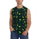 thumbnail image 1 of Fotbe Dinosaurs Men's Camiseta sin Mangas Estampada para Hombres, Playera Casual para Gimnasio, Entrenamiento, Playa-Medium, 1 of 7