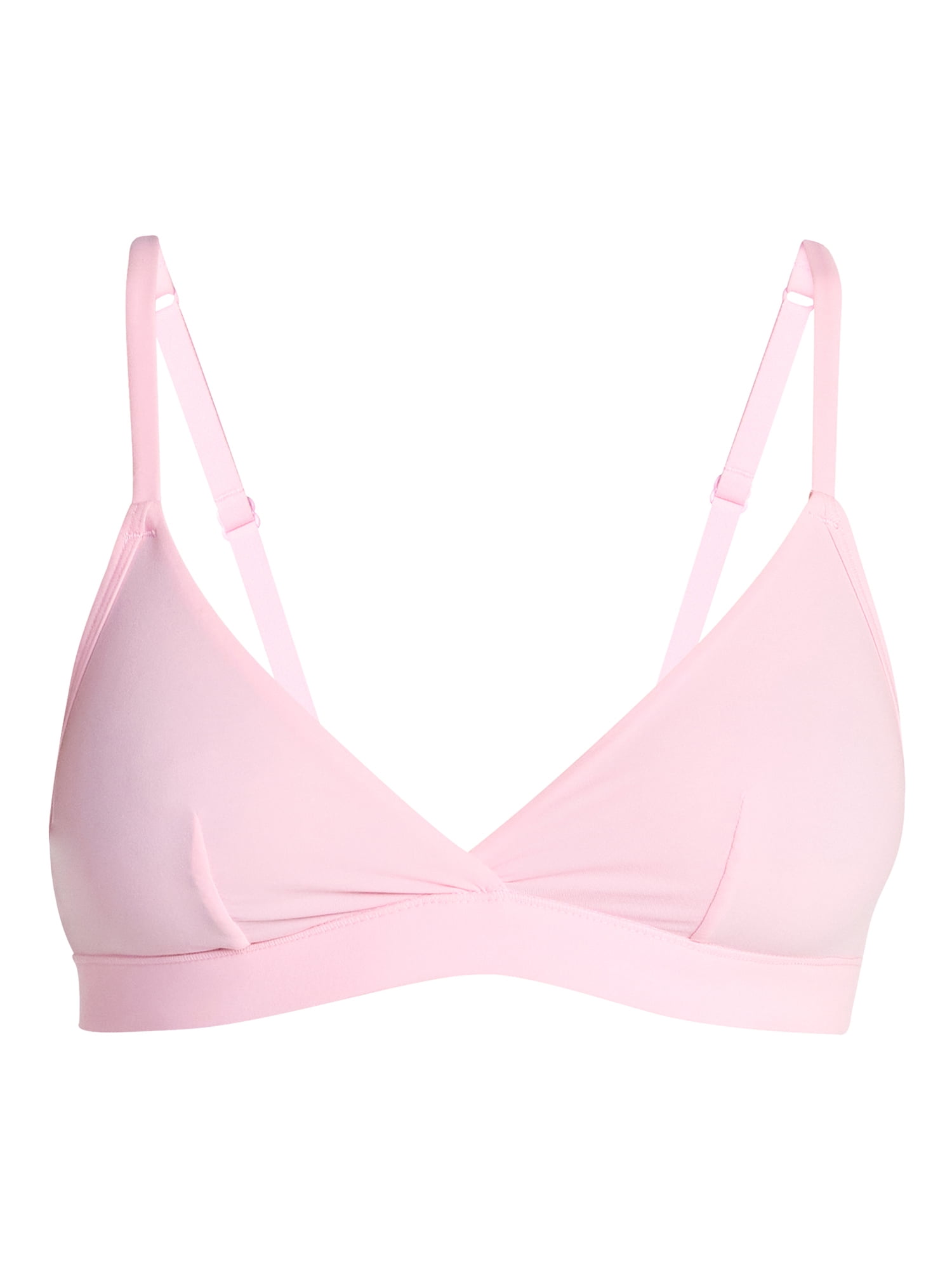 No Boundaries Fit Stretch Triangle Bralette, Women's XS-3XL