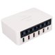 thumbnail image 1 of Estacia de Carga USB de 6 Puertos, Estacia de Carga USB Multipuerto, Carga ráspida Inteligente Inalámbrica de 100 W, Cargador de Concentador USB Multipuerto con Pantalla LED LED, 1 of 7