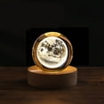 thumbnail image 4 of Calming Stellar Spheres The Saturn And The Solar System Crystal Night Light 2.35 Inch Happy Lamps Changing For Bedroom Living Room Decor, 4 of 5