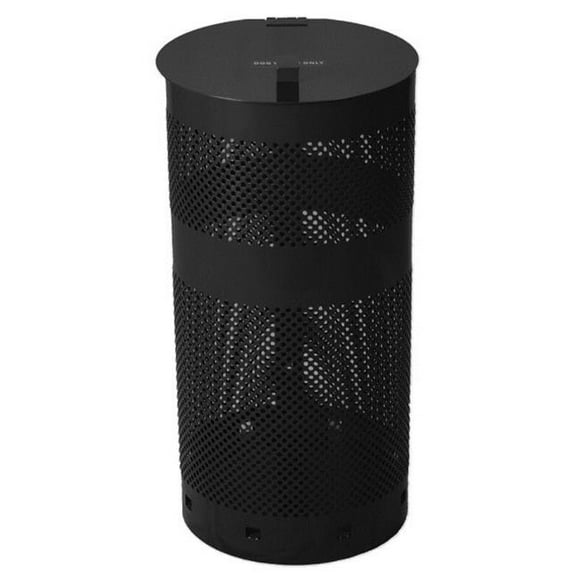 Poubelle 10 gal avec Couvercle, Vert