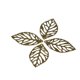 thumbnail image 3 of 2X 100 Pieces Tree Leaf Filigree Hollow Cut Charm Pendant DIY Jewelry Findings Sunnimix COLLAR COLGANTE, 3 of 8