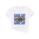 thumbnail image 1 of Rugby Graphic Print Creative T-Shirts, Soft & Elastic Comfy Crew Neck Short Sleeve Tee, Girls' Summer Tops, 1 of 6