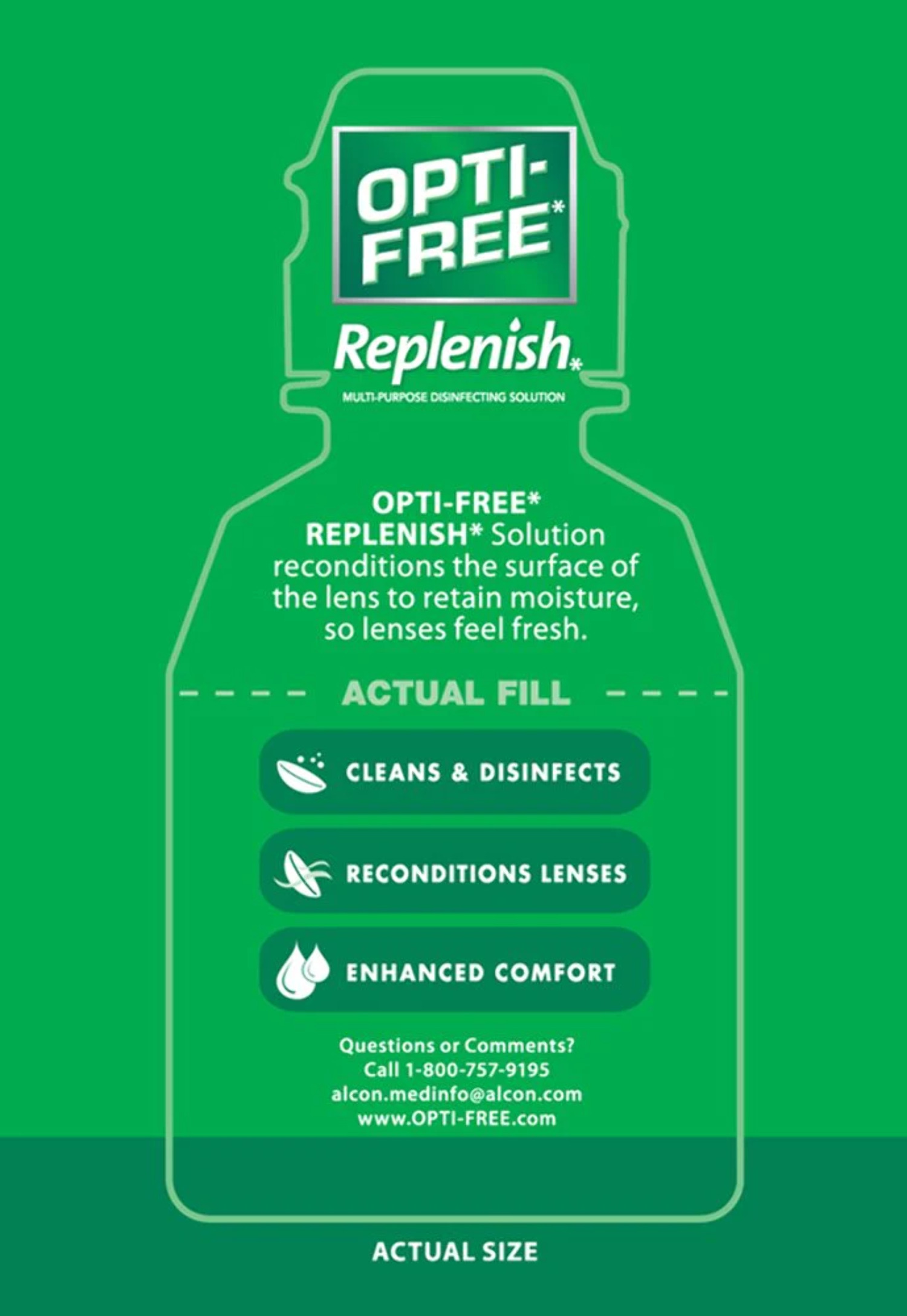 Opti-Free RepleniSH Multi Purpose Disinfecting Solution-2 oz (60 ml), Carry On Size - image 3 of 6