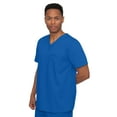 thumbnail image 4 of Healing Hands Blue Label Men's James 1-Pocket Scrub Top, 4 of 6
