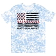 thumbnail image 3 of Inktastic Aplastic Anemia Awareness Red and White Ribbons and Flag T-Shirt, 3 of 5