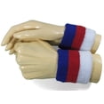 thumbnail image 7 of Couver Unisex Cotton Terry Wrist Sweatbands, 2-Pairs, Thailand Flag, 2.5-Inch, 7 of 7