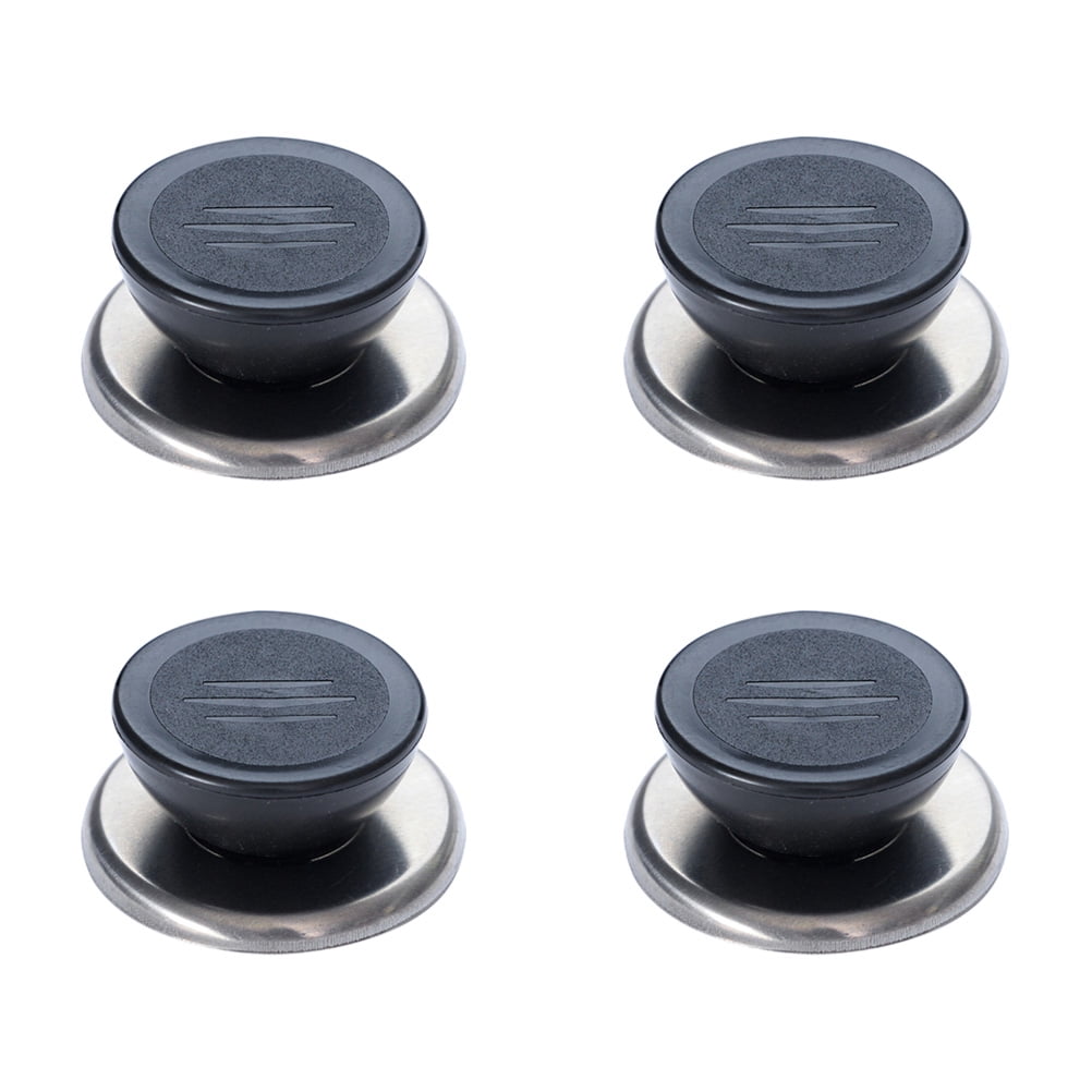 Frcolor 4 Pcs Kitchen Pot Knob Stainless Steel Replacement Cookware Pot 