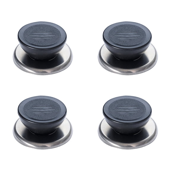 Frcolor 4 Pcs Kitchen Pot Knob Stainless Steel Replacement Cookware Pot Lid Handle Holding Knob Accessories