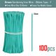 thumbnail image 1 of 100 Uds. Bridas para cables de jardinería oblata, bridas de alambre de hierro reutilizables para flores, plantas, vides trepadoras, cuerdas fijas recubiertas multifunción Tan Jianjun unisex, 1 of 2