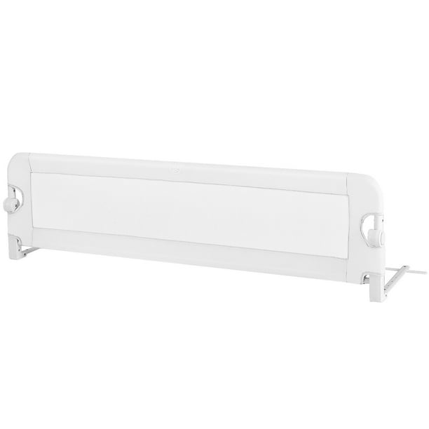 Gymax Folding Baby Bed Rail Kids Swing Down Safety Bed Guard w/ Safety