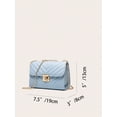 thumbnail image 3 of Women's Quilted Crossbody Bag Chain Strap Shoulder Purse Small Flap Handbag Fashion Mini Messenger Bag, 3 of 7