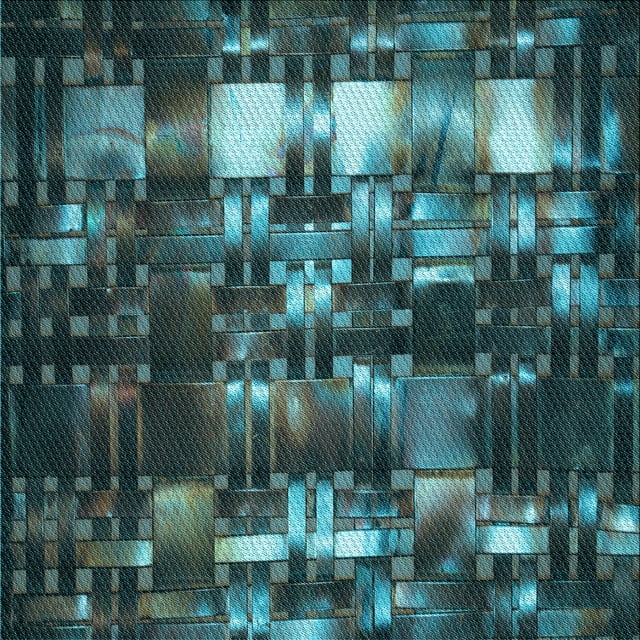 Ahgly Company Machine Washable Indoor Square Transitional Dark SlateGray or Dark SlateGrey Green Area Rugs, 4' Square