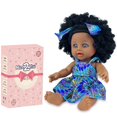 thumbnail image 1 of Muñeca Nice2you negra afroamericana de 10 pulgadas con vestido, 1 of 6