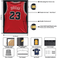 thumbnail image 3 of Jersey Frame Display Case 2 Pack- Large Frames Shadow Box Lockable with UV Protection for Baseball Basketball Football Soccer Hockey Sport Shirt Black, 3 of 6