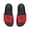 Black, variant on Effete Feline Claw Marks Scratch Women Removable-Strap Sandals