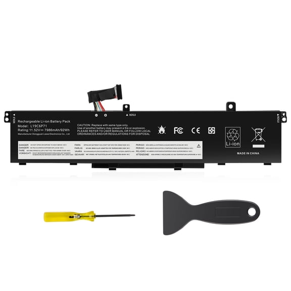 L19L6P71 L19C6P71 Laptop Battery for Lenovo ThinkPad P15 P17 T15G G1 G2 Gen 1 2 Mobile Workstation 20ST 20SU 20SN 20SQ 20YU 20YQ 20YS 20YR 20UR 20US 20ST000DGE 20YU0003GE 5B10W13958 5B10W13959