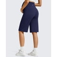 thumbnail image 5 of G4Free BareFeel Maternity Bermuda Shorts Over The Belly Loose Wide Leg Pregnancy Shorts Casual Work, 5 of 8