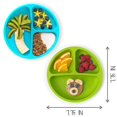 thumbnail image 3 of Platos divididos 100 % de silicona de calidad alimentaria, sin Bpa, aptos para microondas y lavavajillas, juego de 3, 3 of 4