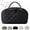 BLACK, variant on 2026 New Travel Makeup Bag,Petition Makeup Bag for Woman,Festivalment Wide Open Lay-Flat Water-Resistant Cosmetic Case,Puffy Padded Organizer for Toiletries & Brushes Large Capacity with Compartments