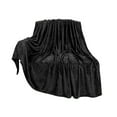 thumbnail image 2 of Uutvery Christmas Throw Blanket Ultra Soft Plush Fleece Warm Cozy Lightweight For Adults And Kids All Seasons Sofa Bed Couch Camping Home Decor Holiday Gift 51.2x39.3 Black, 2 of 6