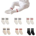 thumbnail image 5 of AJZIOJIRO 1 Pairs Baby Girls Boys Knee High Long Socks Toddler Infant Cotton Cartoon Socks Autumn Socks Thigh High Socks for 0-3Y, 5 of 9