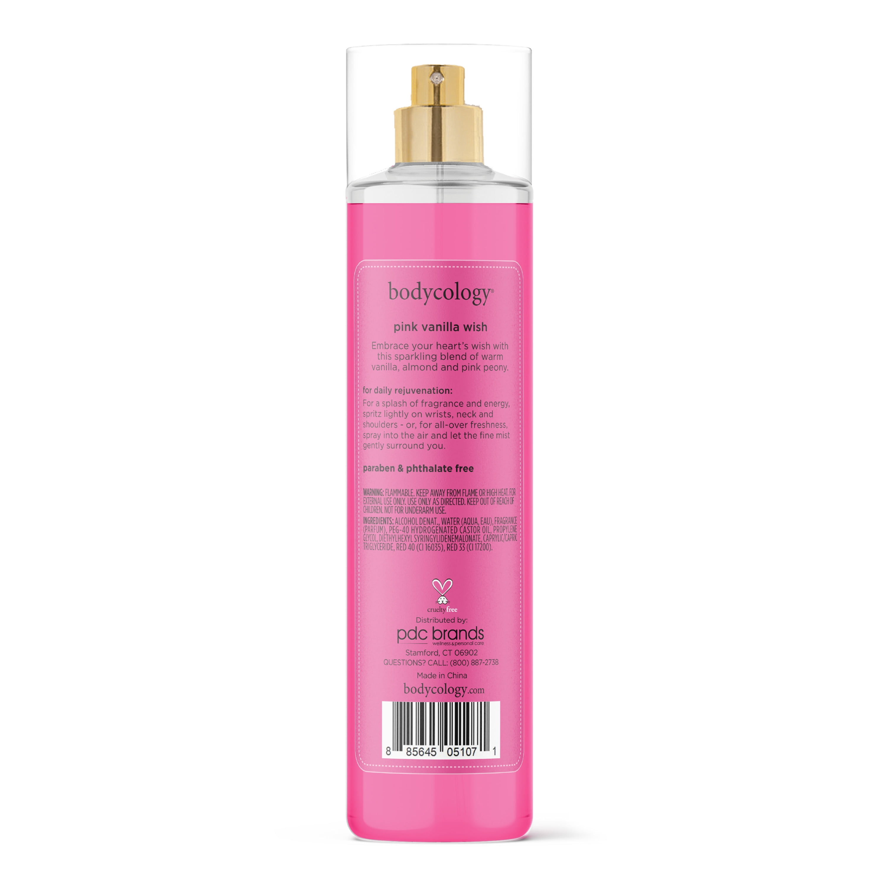 Bodycology Pink Vanilla Wish Body Mist, 8 fl.oz.