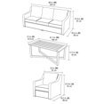 thumbnail image 3 of hometrends Carriage Hill Conversation Set, 3 of 9