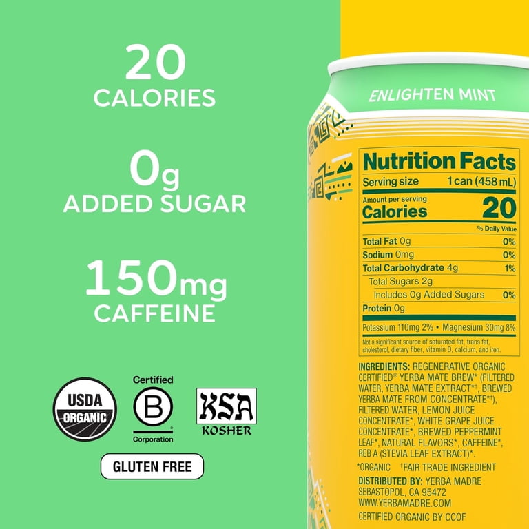 Guayaki Yerba Mate Low Calorie Variety Pack : Tropical Uprising