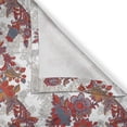 thumbnail image 5 of Ambesonne Floral Grommet Curtain, Romantic Vİbrant Boho, 50" x 72", Red Black Grey, 5 of 6