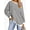 Grey, variant on Fantaslook Color Block Sweatshirts for Women Crewneck Long Sleeve Oversized Pullover Tops Casual Fall Outfits